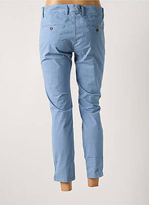 Pantalon chino tissage popeline taille normale bleu TRUE NYC femme