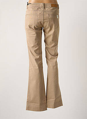 Jean coupe flare stretch taille normale beige MKT STUDIO femme