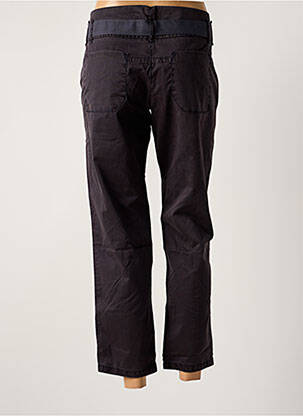 Pantalon droit tissage popeline taille normale violet ONE STEP femme
