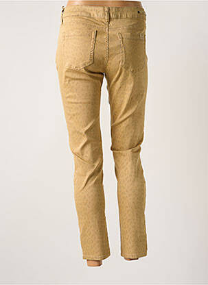 Jeans coupe slim stretch taille normale beige CORLEONE femme
