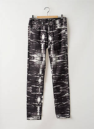 Jeans coupe slim stretch taille normale noir SET femme