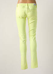 Jeans coupe slim jaune LE TEMPS DES CERISES pour femme seconde vue