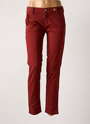 Jeans coupe slim rouge FIVE pour femme seconde vue