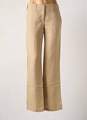 Pantalon droit beige LOLA pour femme seconde vue