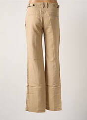 Pantalon droit beige LOLA pour femme seconde vue