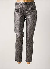 Pantalon slim gris CORLEONE pour femme seconde vue