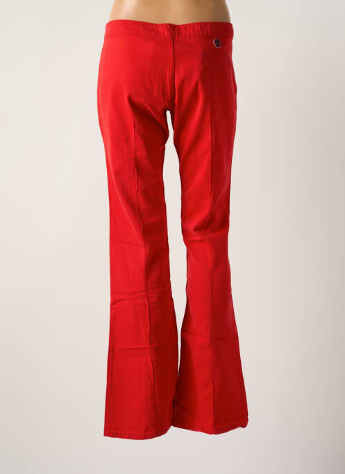 Jeans coupe droite rouge CIMARRON pour femme