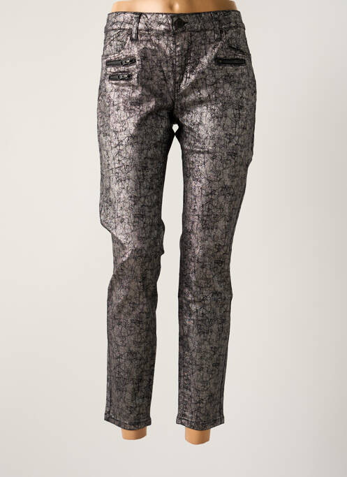 Pantalon slim gris CORLEONE pour femme