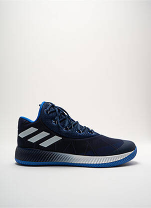 Baskets empiècements bleu ADIDAS homme