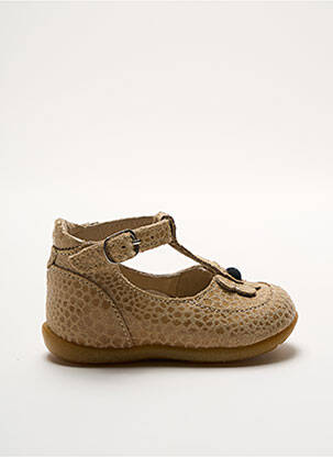 Bottillons fermeture boucle(s) bout rond beige MOD8 fille