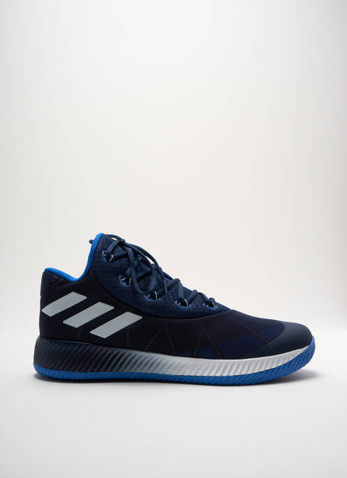 Baskets empiècements bleu ADIDAS homme