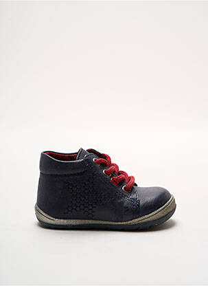 Bottillons fermeture lacets bleu BELLAMY garçon