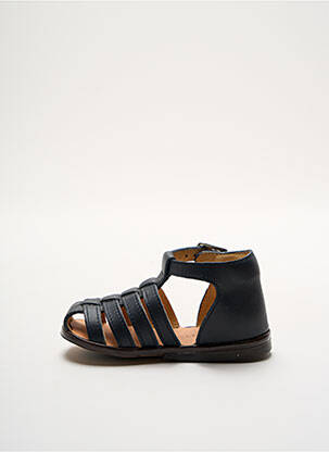 Sandales/nu pieds bout rond chiquet bleu CLOTAIRE fille