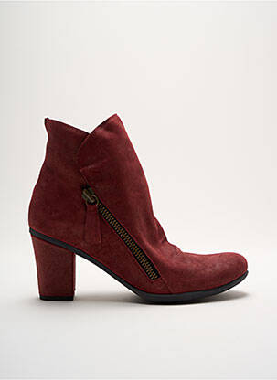 Bottines/boots nubuck talon de 7 à 9cm violet LUNE & L'AUTRE femme