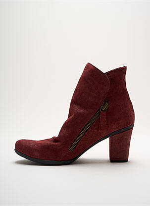 Bottines/boots nubuck talon de 7 à 9cm violet LUNE & L'AUTRE femme
