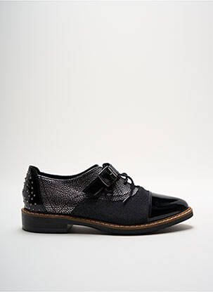 Derbies bout pointu talon plat jusqu'à 3cm noir REGARD femme