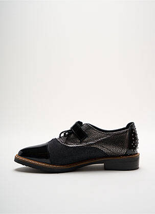 Derbies bout pointu talon plat jusqu'à 3cm noir REGARD femme