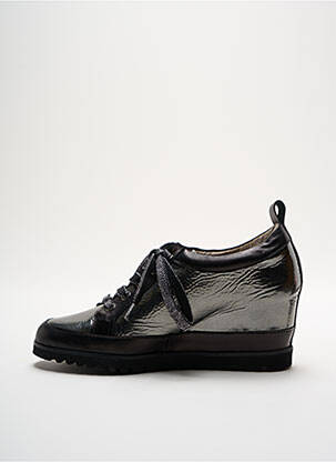 Baskets talon compensé talon de 4 à 6cm gris XSA femme
