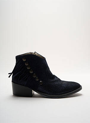Bottines/boots matière lisse talon de 4 à 6cm bleu SEE YOU JANE femme