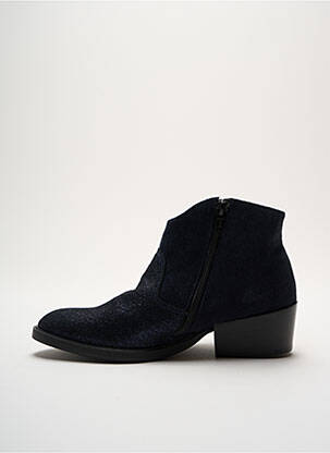 Bottines/boots matière lisse talon de 4 à 6cm bleu SEE YOU JANE femme