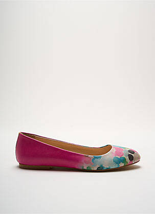 Ballerines matière lisse talon plat jusqu'à 3cm rose SAHIRE TUNCER femme