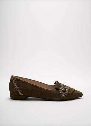 Ballerines talon bas talon plat jusqu'à 3cm vert LODI femme