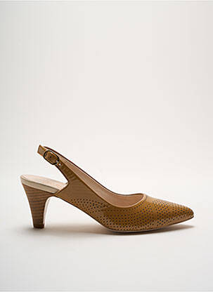 Escarpins fermeture boucle(s) talon de 4 à 6cm marron ROSEMETAL femme