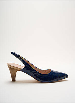 Escarpins fermeture boucle(s) talon de 4 à 6cm bleu ROSEMETAL femme
