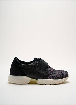 Baskets fermeture elastique talon plat jusqu'à 3cm noir BERNIE MEV femme