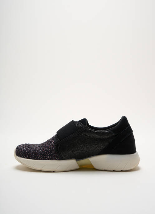 Baskets fermeture elastique talon plat jusqu'à 3cm noir BERNIE MEV femme