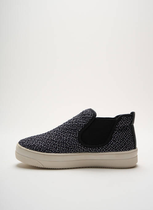Slip ons talon compensé talon plat jusqu'à 3cm noir BERNIE MEV femme