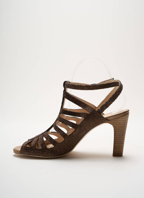 Sandales/Nu pieds marron ROSEMETAL pour femme