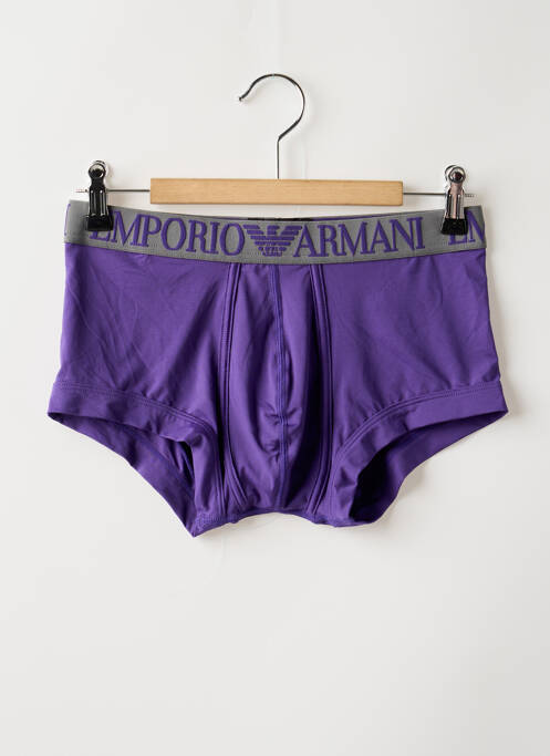 Boxer violet EMPORIO ARMANI pour homme