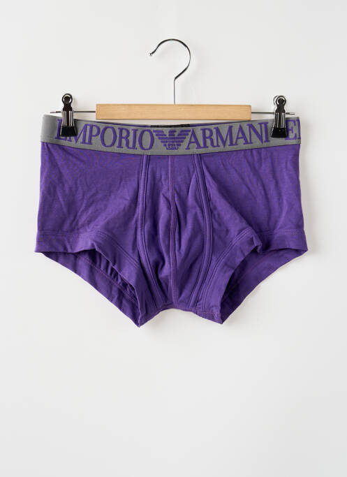 Boxer violet EMPORIO ARMANI pour homme