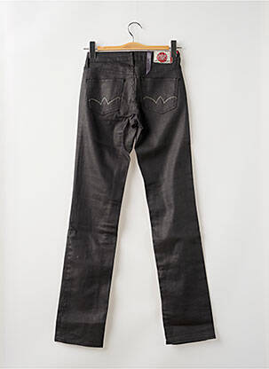 Pantalon droit stretch taille normale noir LE TEMPS DES CERISES femme
