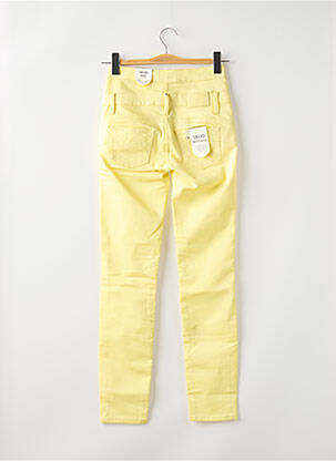 Pantalon slim taille haute taille haute jaune LIU JO femme