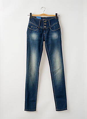 Jeans coupe slim stretch taille normale bleu SALSA femme