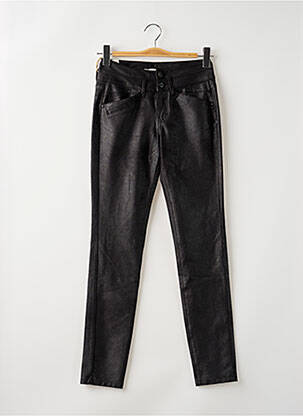 Pantalon slim stretch taille normale noir FIVE femme