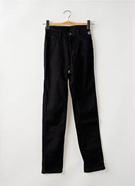 Jeans coupe slim stretch taille haute noir DEEP SOUL femme