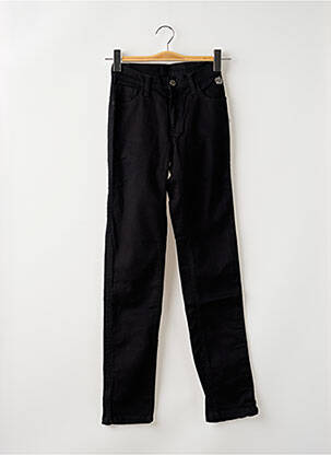 Jeans coupe slim stretch taille haute noir DEEP SOUL femme