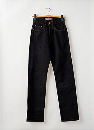 Jean coupe mom poches taille haute noir LIBERTO femme