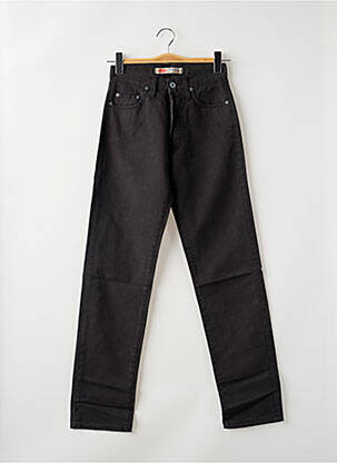 Pantalon droit taille haute taille haute noir TEDDY SMITH femme