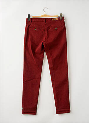 Pantalon chino taille normale taille normale rouge REIKO femme