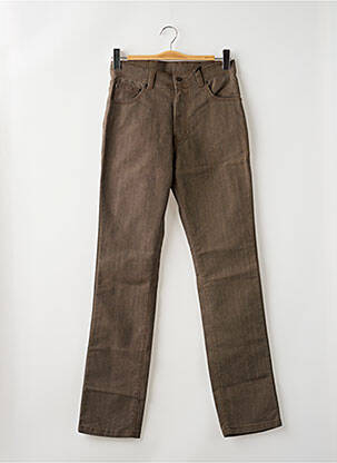 Pantalon droit taille haute taille haute marron IMPAQT femme