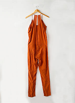 Combi-pantalon coupe fluide fines bretelles orange KARMA KOMA femme