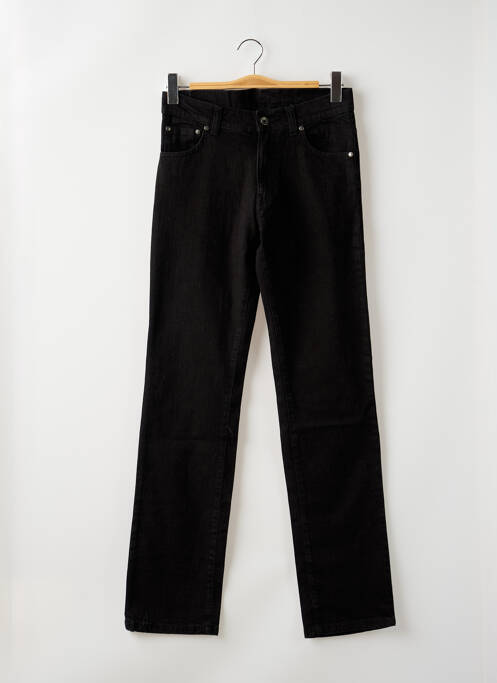 Jeans coupe droite taille haute taille haute noir IMPAQT femme