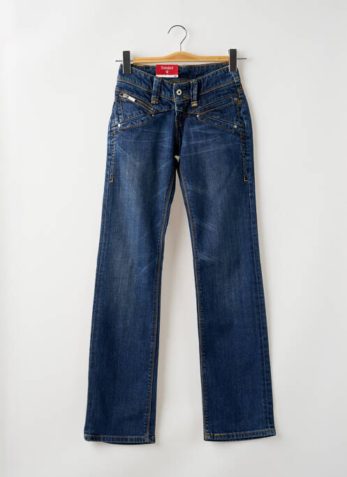 Jeans coupe droite bleu LEVIS pour femme