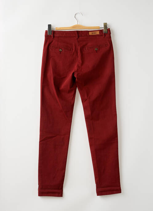 Pantalon chino rouge REIKO pour femme