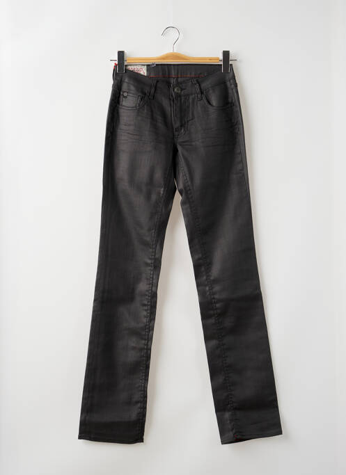 Pantalon droit noir LE TEMPS DES CERISES pour femme