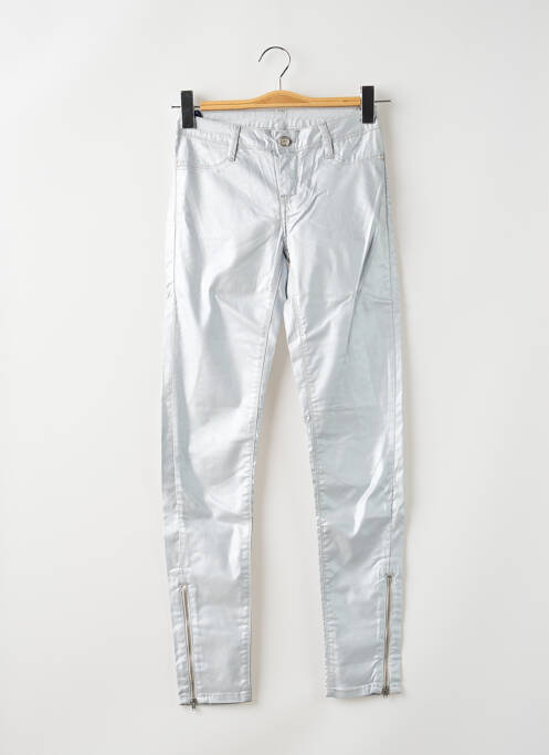 Pantalon slim gris TEDDY SMITH pour femme